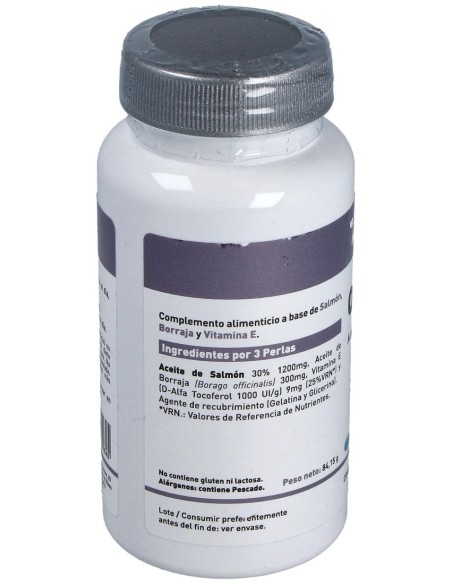 Omega 3+6 Borraja + Salmon 500Mg. 120Perlas