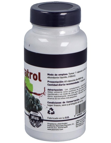 Plannatur Resveratrol 60Caps