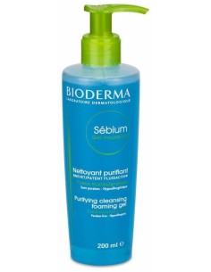 Bioderma Sébium Gel Moussant Dispensador, 250 Ml