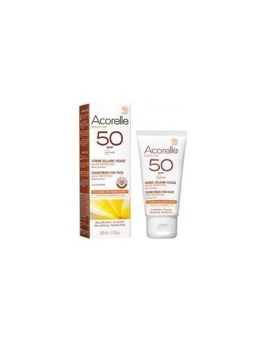 Crema Solar Facial Spf50 Acorelle 50 Ml