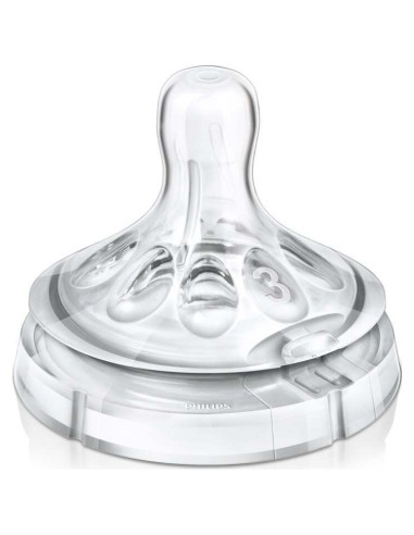 Avent Pack Tetinas Natural Flujo Medio 3M 2Uds