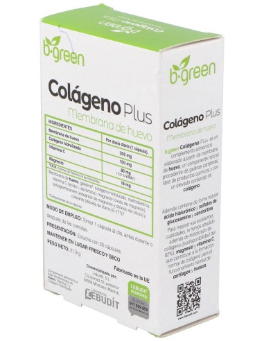 B-Green Colágeno Plus 30Cáps
