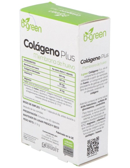 B-Green Colágeno Plus 30Cáps