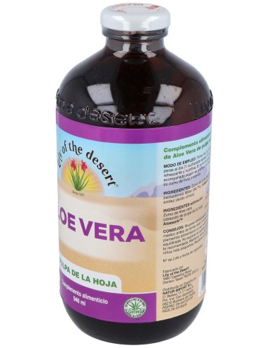 Lily Of The Desert Aloe Vera Pulpa Hoja 99_7% 946Ml