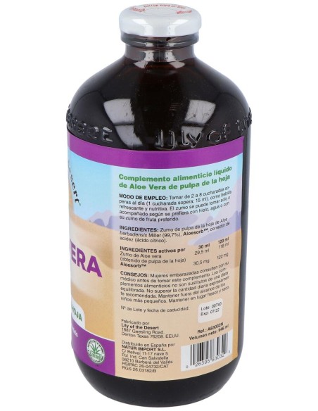 Lily Of The Desert Aloe Vera Pulpa Hoja 99_7% 946Ml