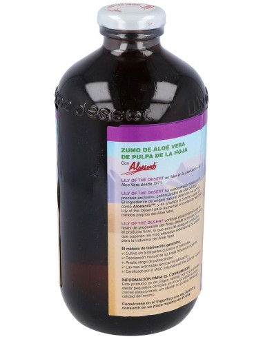 Lily Of The Desert Aloe Vera Pulpa Hoja 99_7% 946Ml