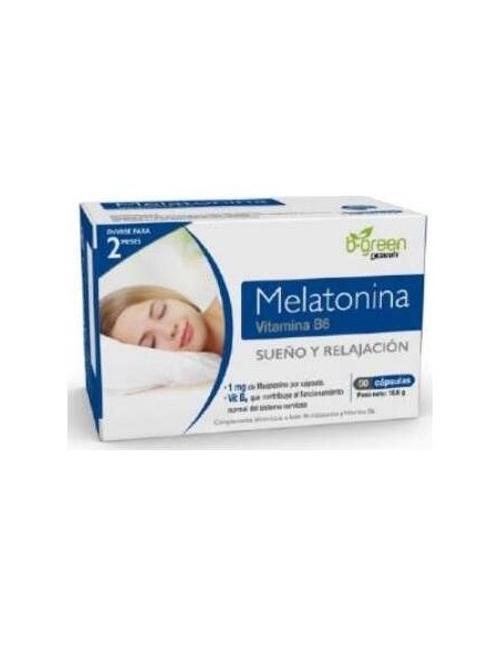 B-Green Melatonina 60Cáps