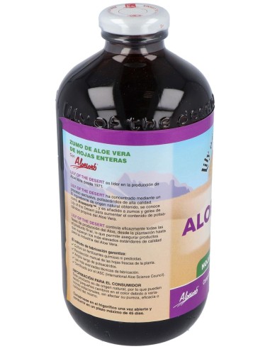 Lily Of The Desert Aloe Vera Hojas Enteras Vidrio 946Ml