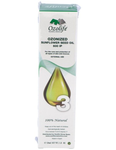 Aceite Girasol Ozonizado 600Ip Airless 50Ml.