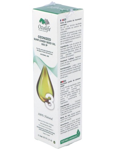 Aceite Girasol Ozonizado 600Ip Airless 50Ml.
