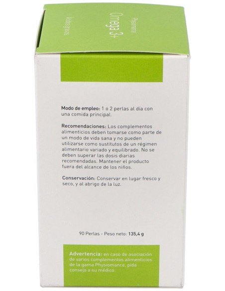 Physiomance Omega 3 Plus 90Perlas