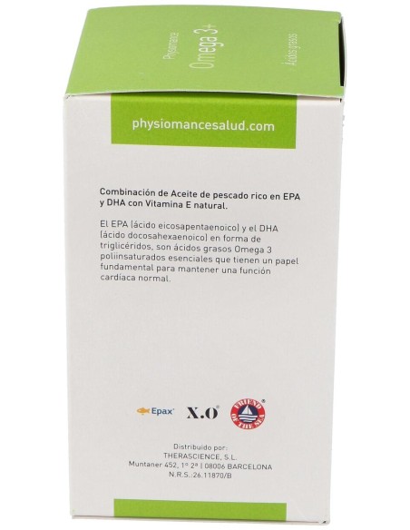 Physiomance Omega 3 Plus 90Perlas