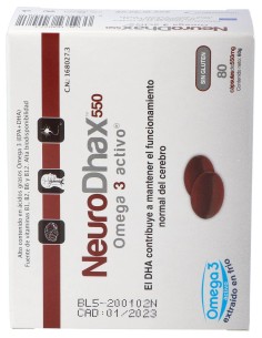 Epadhax Neurodhax Omega 550Mg 80Caps