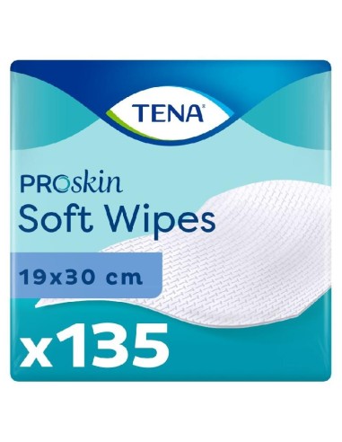 Tena Soft Wipe Toallitas Celulosa Limpiadora 135Un