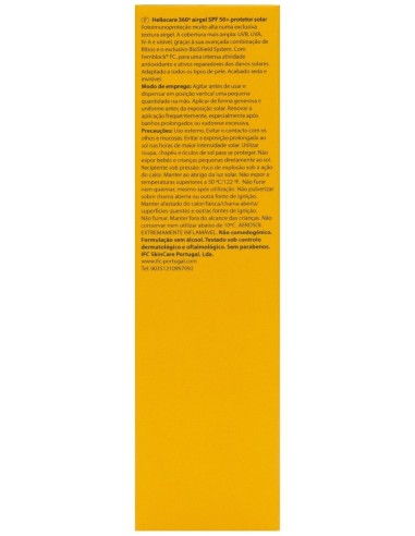 Heliocare 360 Spf50+ Fluido Airgel 60 Ml