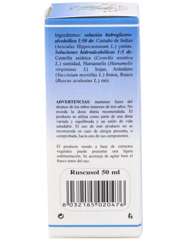 Ruscusol Gotas 50Ml.