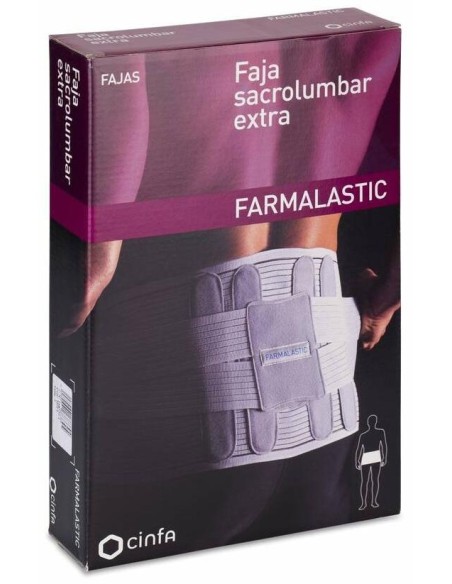 Farmalastic Faja Sacrolumbar Extra Talla 4, 1 Ud