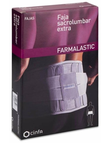 Farmalastic Faja Sacrolumbar Extra Talla 3, 1 Ud