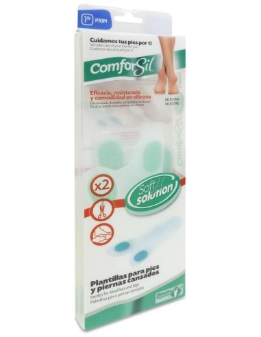 Comforsil Plantillas Silicona Pies Cansados Talla L, 2 Unidades