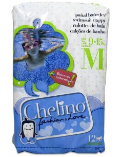 Chelino Fashion Y Love Pañal Bañador T-M 9-15Kg 12Uds