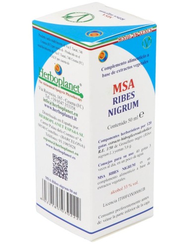 Msa Ribes Nigrum Yemas Grosellero Negro 50Ml.