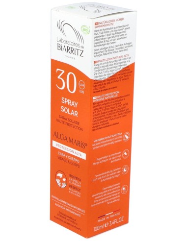 Alga Maris Spray Solar Cara Y Cuerpo Spf30 100Ml