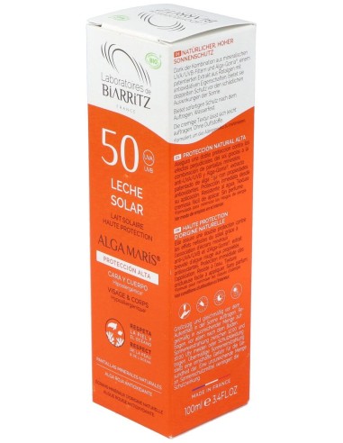 Laboratoires De Biarritz Alga Maris Leche Solar Fps50 100Ml