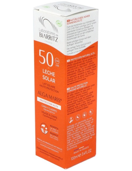 Laboratoires De Biarritz Alga Maris Leche Solar Fps50 100Ml