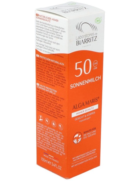 Laboratoires De Biarritz Alga Maris Leche Solar Fps50 100Ml