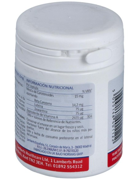 Lamberts Beta Caroteno Natural 15Mg 90Caps.