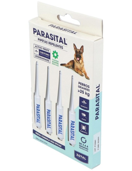 Parasital Pipeta Antiparasitario Perros Grandes