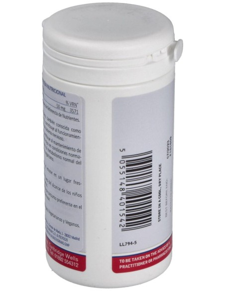 Vitamina B-2 50 Mg.(Riboflavina) 100 Cap.
