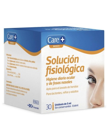 Care+ Solución Fisiológica 30 Unidosis 5Ml