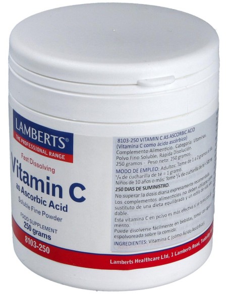 Acido Ascorbico (Polvo) 250 Gr.