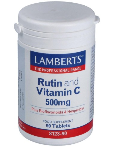 Lamberts Rutina Y Vitamina C 500Mg + Bioflavonoides 90Comp