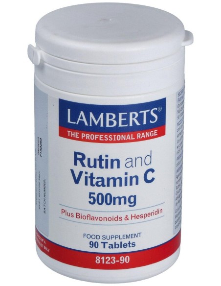 Lamberts Rutina Y Vitamina C 500Mg + Bioflavonoides 90Comp