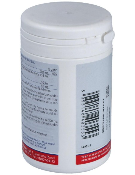 Lamberts Rutina Y Vitamina C 500Mg + Bioflavonoides 90Comp