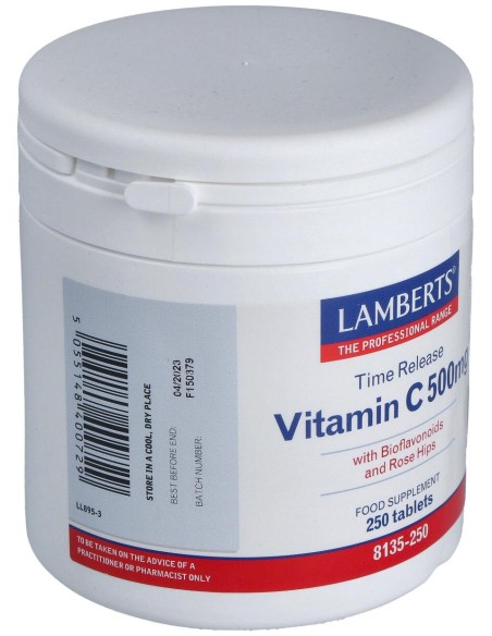 Vitamina C 500Mg. Time Lib. Sostenida 250 Comp.