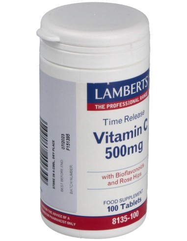 Vitamina C 500Mg Time De Lib. Sostenida 100 Comp.