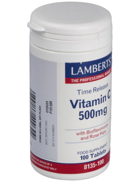 Vitamina C 500Mg Time De Lib. Sostenida 100 Comp.