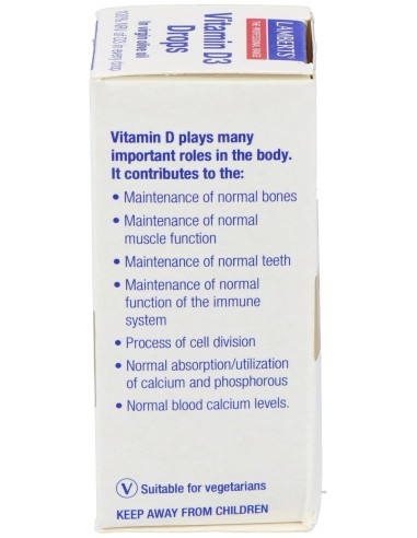 Lamberts Vitamina D3 En Gotas 20Ml