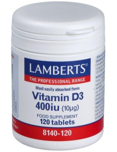 Lamberts Vit D3 400 Iu 120 Comp