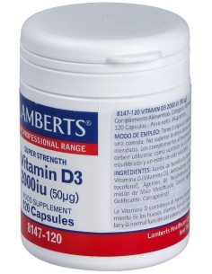 Lamberts Vit D3 2.000 Ui 120Caps 2
