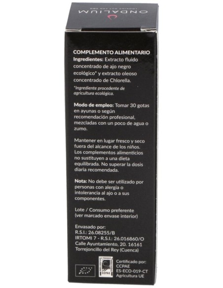 Digest-Detox Extracto Ajo Negro Eco 30Ml. Ondalium