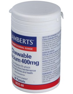 Lamberts Calcio Masticable 400 Mg 60 Comp 2