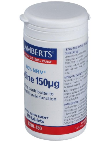 Lamberts Yodo 150Μg 180 Tabs