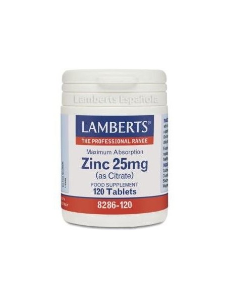 Lamberts Zinc 25Mg 120Comp