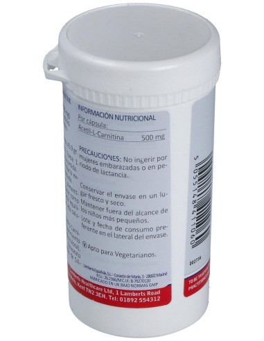 Lamberts Acetyl L-Carnitine 60Caps