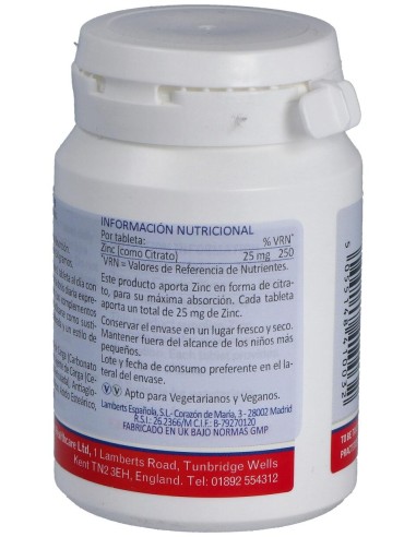 Lamberts Zinc 25Mg 120Comp