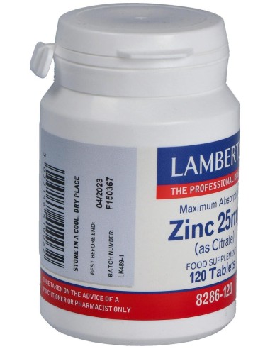 Lamberts Zinc 25Mg 120Comp